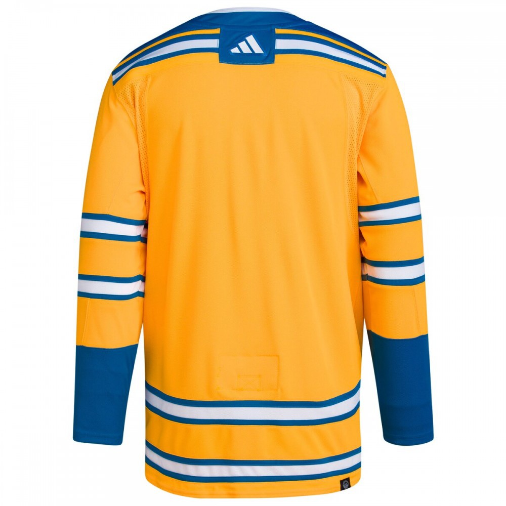 St. Louis Blues adidas Reverse Retro 2.0 Authentic Blank Jersey - Yellow-Pro Kit Vault | Brand New 26/27 Sports Jerseys